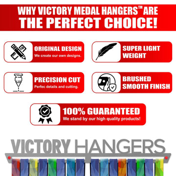 13.1 - 26.2 Running Medal Hanger Display-Medal Display-Victory Hangers®