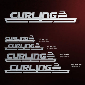 Curling Medal Hanger Display V1-Medal Display-Victory Hangers®