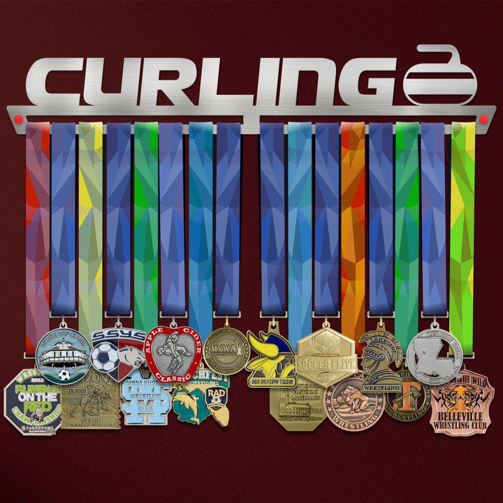 Curling Medal Hanger Display V1-Medal Display-Victory Hangers®