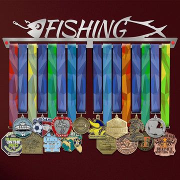 Fishing Medal Hanger Display-Medal Display-Victory Hangers®