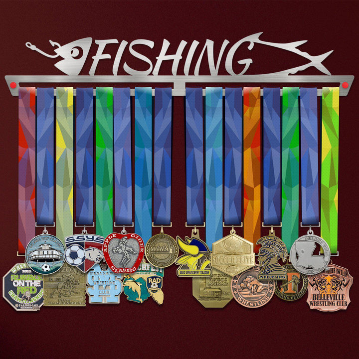 Fishing Medal Hanger Display-Medal Display-Victory Hangers®