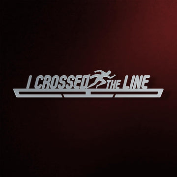 I Crossed The Line Medal Hanger Display V2-Medal Display-Victory Hangers®