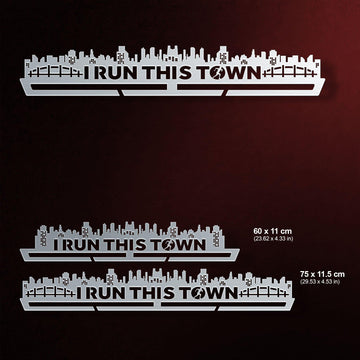 I Run This Town Medal Hanger Display-Medal Display-Victory Hangers®