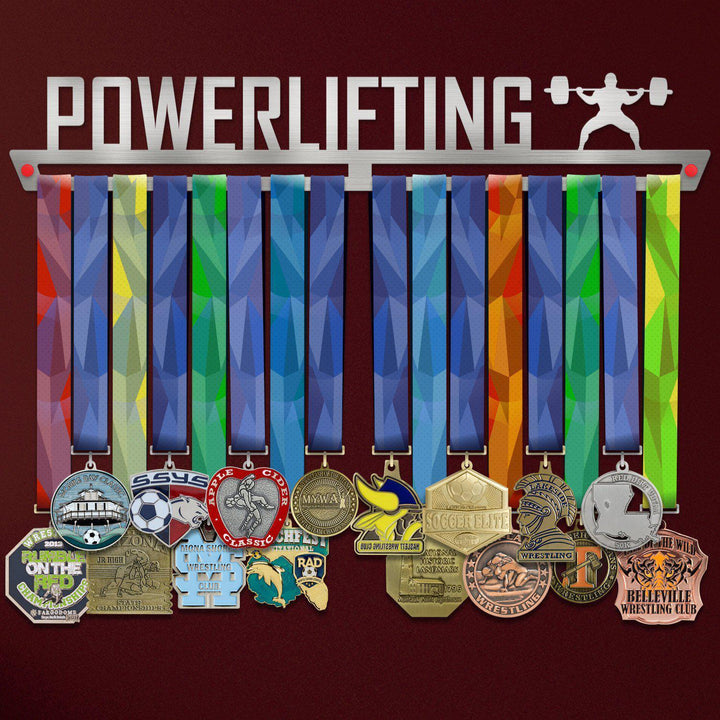 Powerlifting Medal Hanger Display Victory Medal Hangers®