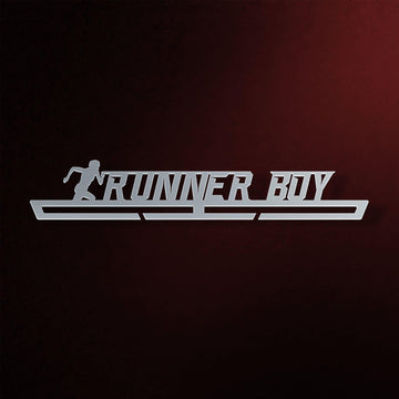 Runner Boy Medal Hanger Display-Medal Display-Victory Hangers®