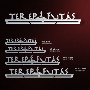 Victory Hangers® Terep Futás Női Éremtartó több méretváltozatban: 35 cm-től 75 cm-ig. Válaszd ki a számodra ideális éremakasztó méretet.