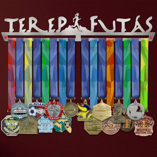 Terep Futás Női Éremtartó - Fali Éremakasztó-Éremakasztó Victory Hangers®