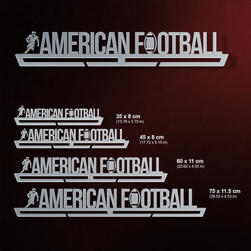 American Football Medal Hanger Display V1-Medal Display-Victory Hangers®