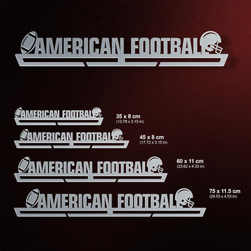 American Football Medal Hanger Display V2-Medal Display-Victory Hangers®