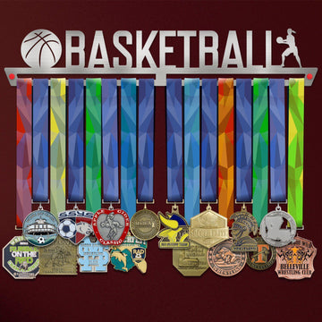 Basketball Medal Hanger Display FEMALE Victory Medal Hangers®
