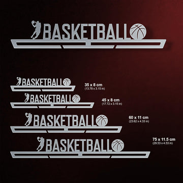 Basketball Medal Hanger Display MALE-Medal Display-Victory Hangers®