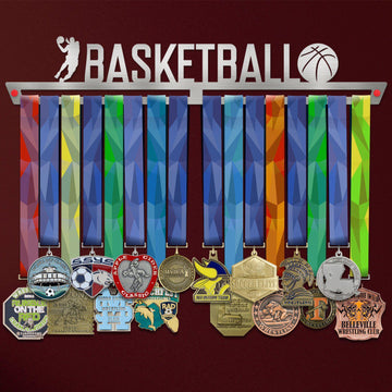 Basketball Medal Hanger Display MALE-Medal Display-Victory Hangers®