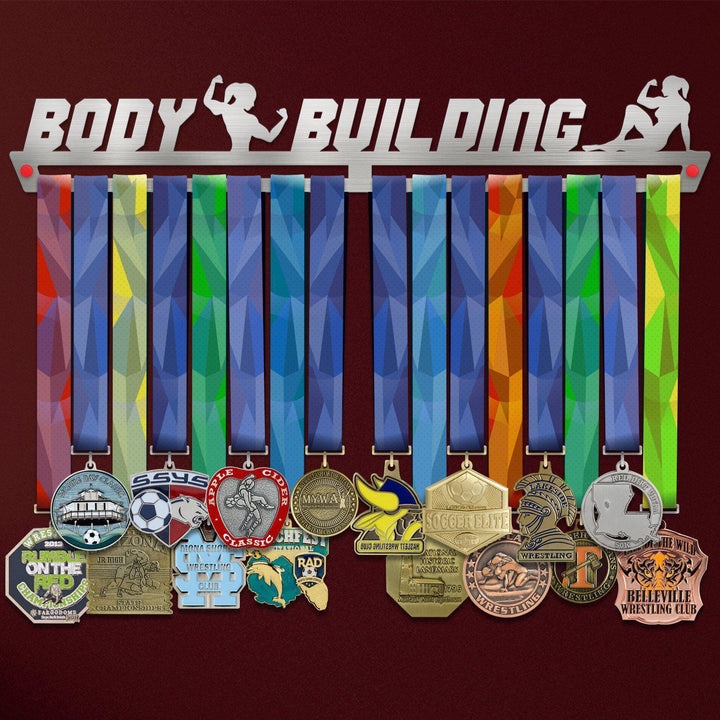 Body Building Medal Hanger Display FEMALE Victory Medal Hangers®