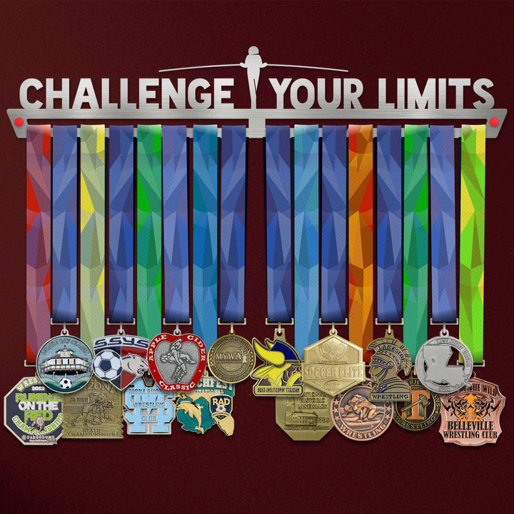 Challenge Your Limits Medal Hanger Display Victory Medal Hangers®
