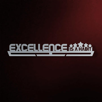 Excellence Is A Habit Medal Hanger Display Victory Medal Hangers®