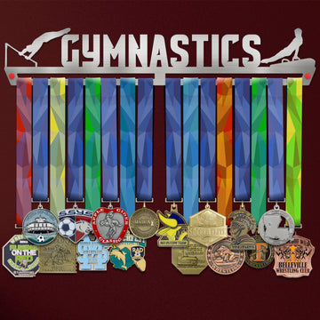 Gymnastics Medal Hanger Display MALE V2 Victory Medal Hangers®
