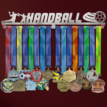 Handball Medal Hanger Display MALE Victory Medal Hangers®