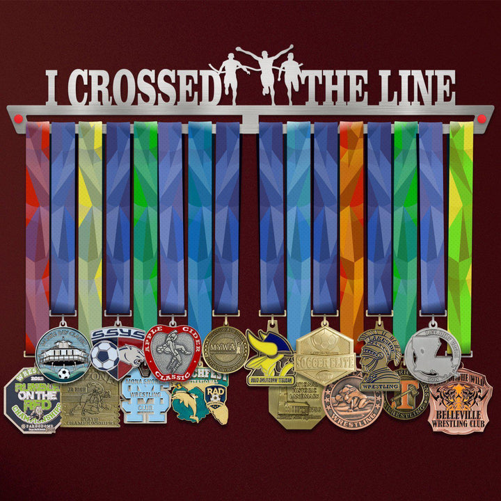 I Crossed The Line Medal Hanger Display V1 Victory Medal Hangers®