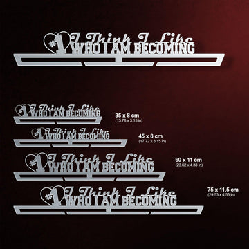 I Think I Like Who I Am Becoming Medal Display Victory Medal Hangers®