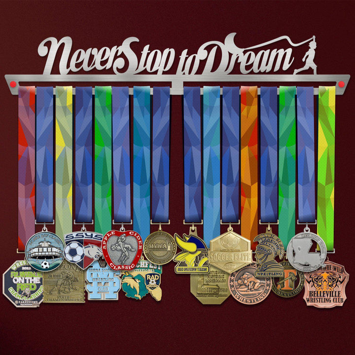 Never Stop To Dream Medal Hanger Display Victory Medal Hangers®
