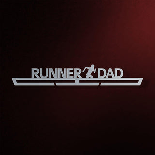 Runner Dad Medal Hanger Display