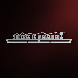 Success Is Measured Medal Hanger Display