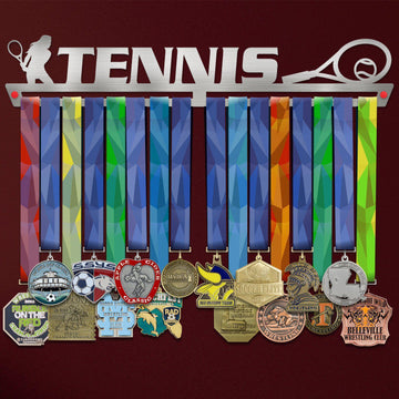 Tennis Medal Hanger Display FEMALE-Medal Display-Victory Hangers®