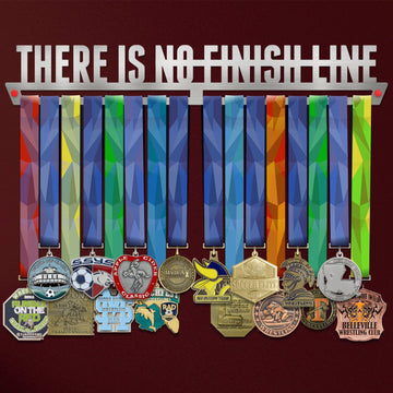There Is No Finish Line Medal Hanger Display Victory Medal Hangers®