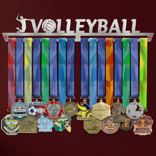 Volleyball Medal Hanger Display MALE Victory Medal Hangers®